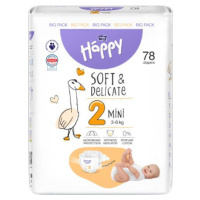 Bella Baby Happy Soft&Delicate Mini (3-6 kg), 78 ks