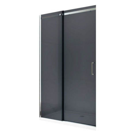 MEXEN OMEGA posuvné dveře 160x190 cm 8 mm chrom, grey se sadou pro niku 825-160-000-01-40
