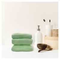 Sada tří kusů ručníků - zelená
