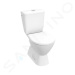 JIKA Lyra plus WC kombi, spodní odpad, boční napouštění, Rimless, bílá H8257270002413