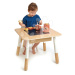 Dřevěný stůl pro děti Forest Table Tender Leaf Toys s úložným prostorem
