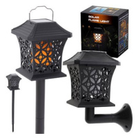 MG Standing Lantern solární lampa 12 LED, černá