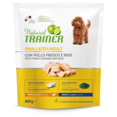 Natural Trainer Small&Toy Adult kuře a rýže 800 g