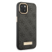 Zadní kryt Guess PU 4G MagSafe Case pro Apple iPhone 14, černá