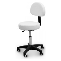 Kosmetická židle s opěradlem Tandem COP Barva: bílá