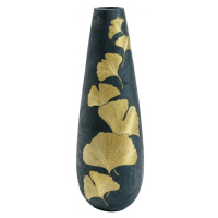 KARE Design Vysoká zelená váza Elegance Ginkgo 95cm