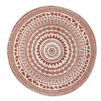Kusový koberec Twin Supreme 105427 Coron Cayenne kruh 140 × 140 o cm