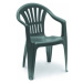 Plastová zahradní židle Kona zelená