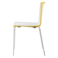 PEDRALI - Židle TWEET 890 bicolour DS - bílo-žlutá