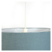 Závěsná lampa bílá s modrým odstínem 50 cm - Combi 1