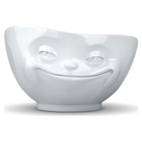 Bílá porcelánová usměvavá miska 58products