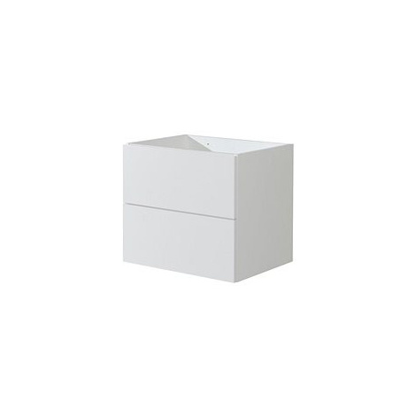 Aira desk, koupelnová skříňka, bílá, 2 zásuvky, 610x530x460 mm MEREO