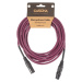 Cascha Standard Line Mic Cable Purple 6m