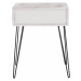 Příruční stolek Honej, bílá, 45 x 35 x 58 cm
