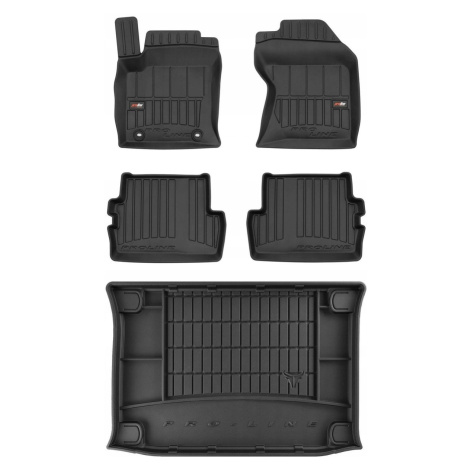 Set 3D Gumové rohože a rohože Ford Focus Mk1 hatchback 1999-2006