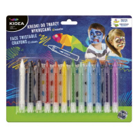 Kidea Twist Face Pencils 12 barev
