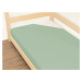 Benlemi Jednolůžkové prostěradlo JERSEY EXCLUSIVE z bavlny 160 g/m2 Zvolte barvu: Lesní zelená, 