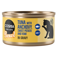 Cosma Bowl 24 x 80 g - výhodné balení - tuňák s ančovičkami