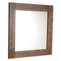 SAPHO BRAND zrcadlo v dřevěném rámu 600x800, mořený smrk BA058S