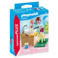 Playmobil 70301 holčička při čištění zoubků