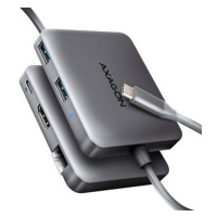 AXAGON HMC-5HL 5-in-1 Hub, USB-C 5Gbps, 2x USB-A, HDMI 4k/60Hz, RJ-45, PD 100W, USB-C cable 20 c