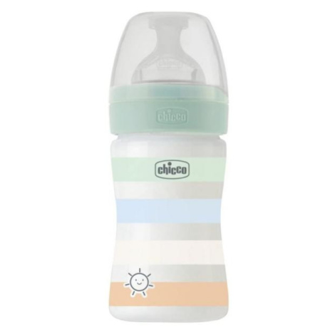 CHICCO Láhev kojenecká Well-being silikon 150ml chlapec