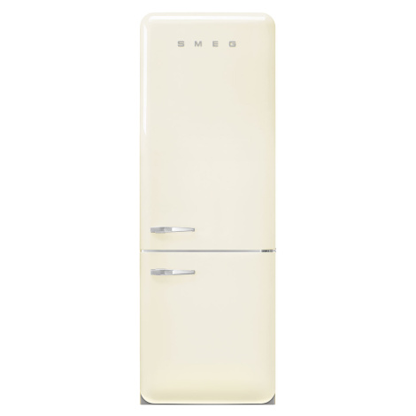 Smeg SMEG 50's RS kombinovaná lednice s mrazákem dole 344l/137l otv.pravé 205x70 cm krémová FAB3