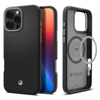 Kryt Spigen Enzo Aramid, black natural - iPhone 16 Pro (ACS08508)