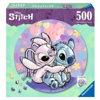 Ravensburger Puzzle kruhové - Disney Stitch 500 dílků