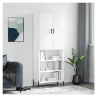 vidaXL Skříň highboard lesklá bílá 69,5 x 34 x 180 cm kompozitní dřevo