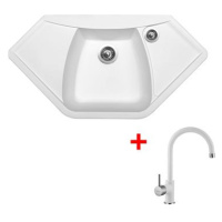 Sinks Naiky 980 Milk + Vitalia GR