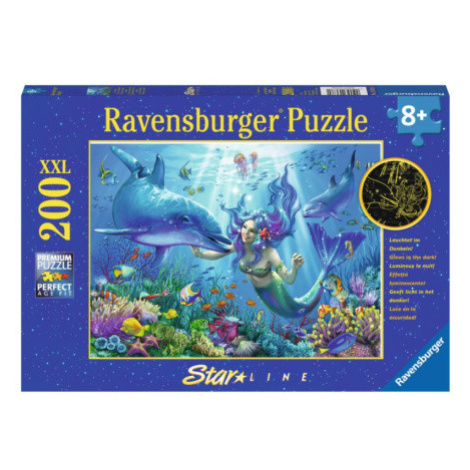 RAVENSBURGER Svítící puzzle Podvodní ráj XXL 200 dílků 118289