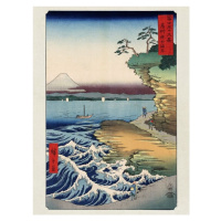 Umělecký tisk Hokusai - The Coast At Hota In Awa Province, Katsushika Hokusai, 30x40 cm