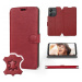 Pouzdro Mobiwear pro Xiaomi Redmi 13 Dark Red Leathe