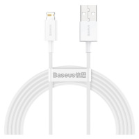 Baseus Superior Series rychlonabíjecí kabel Lightning 2.4A 2m bílá