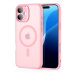 ESR Classic Hybrid Case (HaloLock), Compatible with iPhone 16 Plus, Frosted Pink