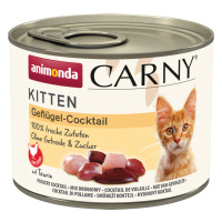 Animonda Carny Kitten 24 x 200 g - Drůbeží koktejl
