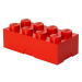 LEGO® box na svačinu 8 - červená 100 x 200 x 75 mm