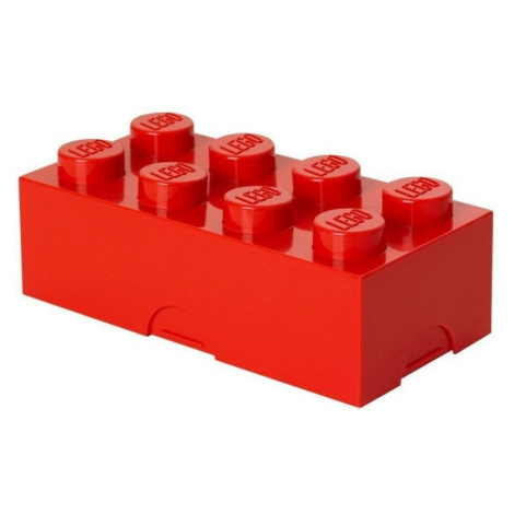 LEGO® box na svačinu 8 - červená 100 x 200 x 75 mm