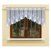 MyBestHome Dekorační žakárová záclona s řasící páskou MAYRA 130 bílá 300x130 cm