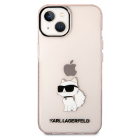 Zadní kryt Karl Lagerfeld IML Choupette NFT pro Apple iPhone 14 Plus, růžová