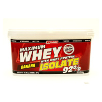 Xxlabs Maximum Whey Protein Isolate 92  banán 2200 g