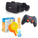 Brýle Vr 3D 360 Stupňů+gamepad+sada Pro Hraní Stolního Ping Pongu