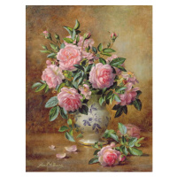 Obrazová reprodukce A Medley of Pink Roses, Albert Williams, 30 × 40 cm