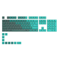 Glorious GPBT Keycaps - 114 PBT, ANSI, Rain Forest - US INTL