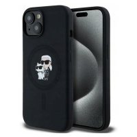 Pouzdro Karl Lagerfeld pro iPhone 15 Plus/14 Plus 6.7 černé Karl & Choupette