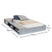 Zásuvka 90x190cm s úložným prostorem k posteli lincoln - dub modrý