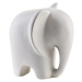 Mondex Keramický slon MIA WHITE I bílý
