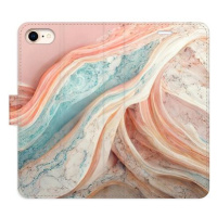 iSaprio flip pouzdro Colour Marble pro iPhone 7/8/SE 2020