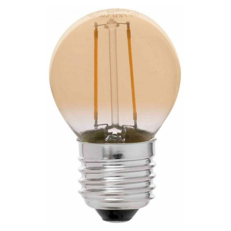 FARO LED žárovka G45 E27 2W filament AMBER 2200K